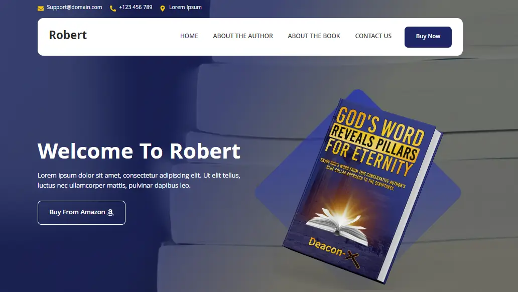 Strengthening Faith: Deacon-X’s Website for God's Word Reveals Pillars for Eternity