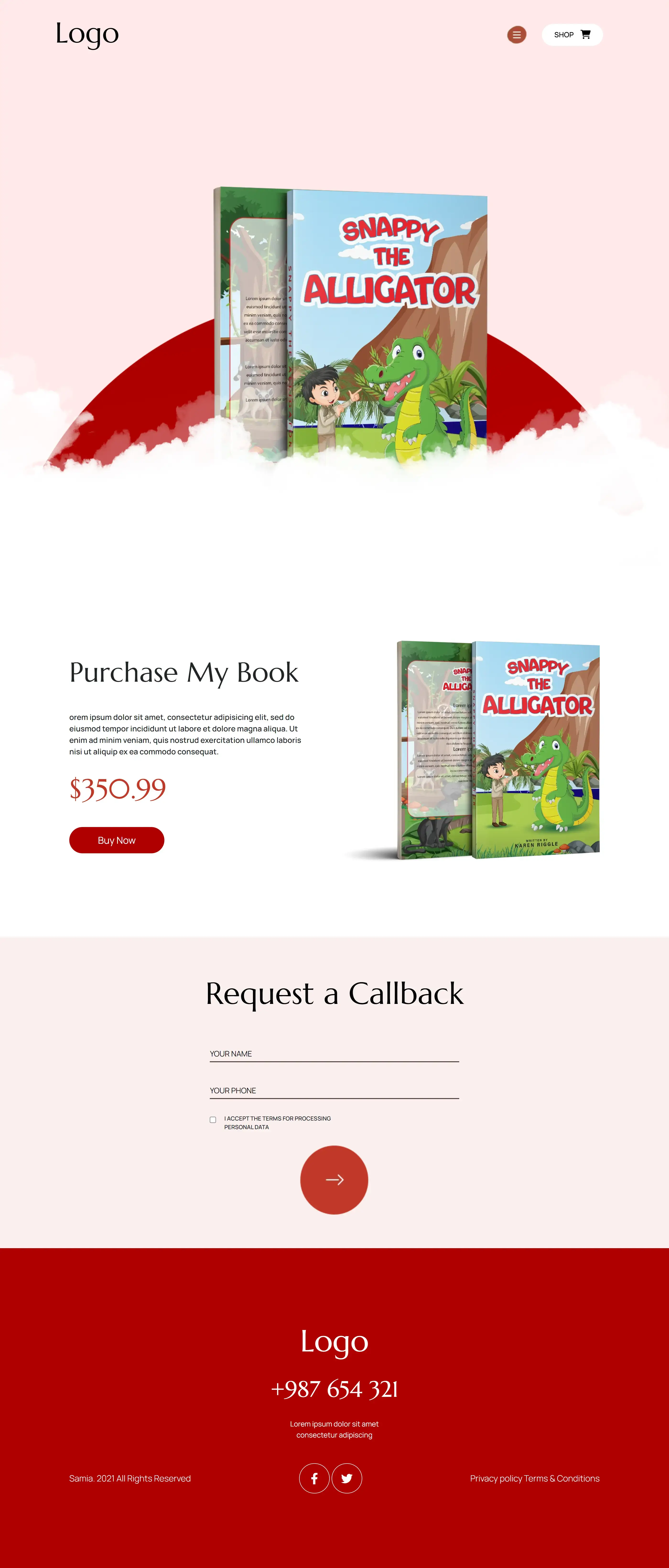 Interactive Website Design for Snappy The Alligator: Engaging Young Readers
